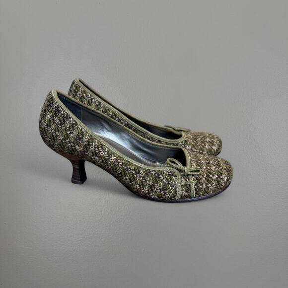 Y2k tweed quirky indie bow kitten heels - Steve Madden - Picture 3 of 4